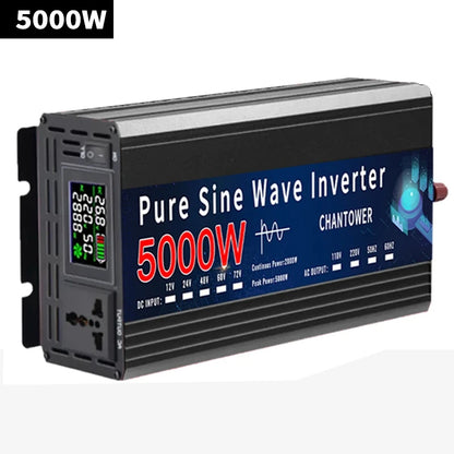 24V to 220V 5000W Pure Sine Wave Power Inverter
