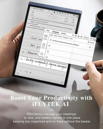 8.2" E Ink Smart Notebook with Black Case