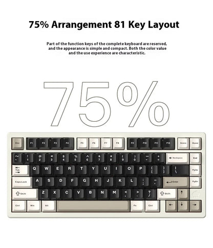 Wireless Mechanical Gaming Keyboard Black-Pro with RGB Backlight