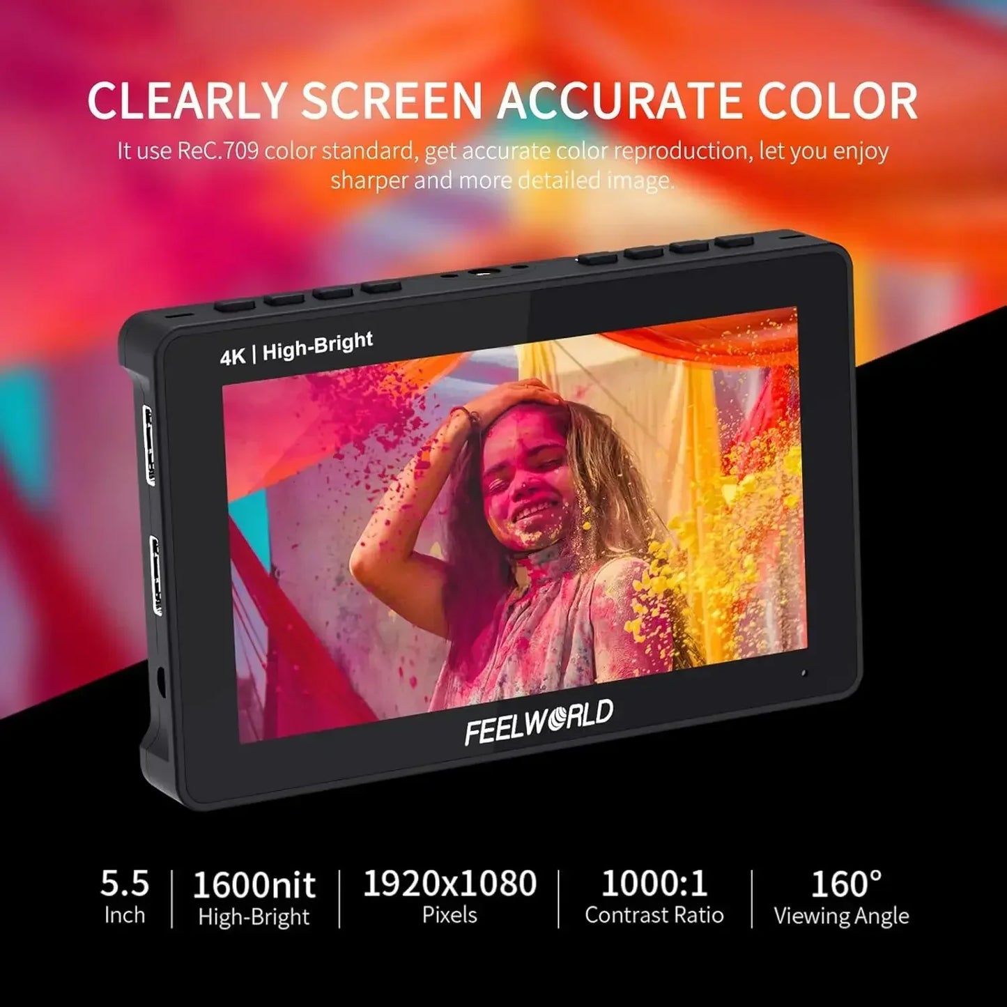 Compact F5 PROX Field Monitor with 3D LUT Support