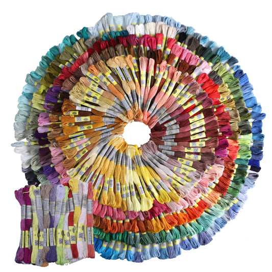 Large Embroidery Thread Set 447 Colours Cross Stitch Kit