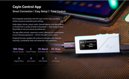 4K Audio Portable DAC and Headphone Amp Black