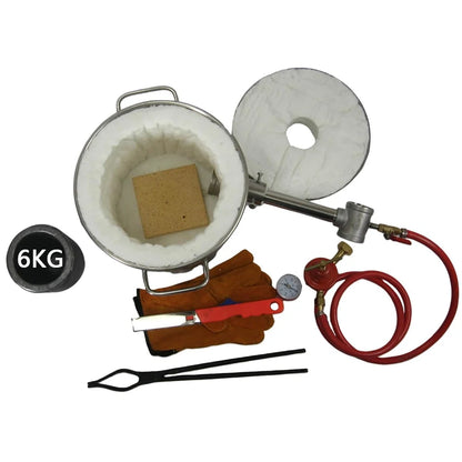 Portable 6kg Gas Furnace for Metal Casting