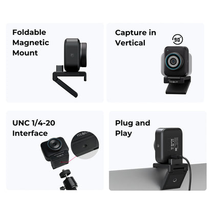AI 4K Live Streaming Webcam HDR 1080p60