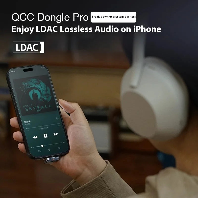 Portable LDAC AptX Bluetooth Audio Dongle for Hi-Res Sound