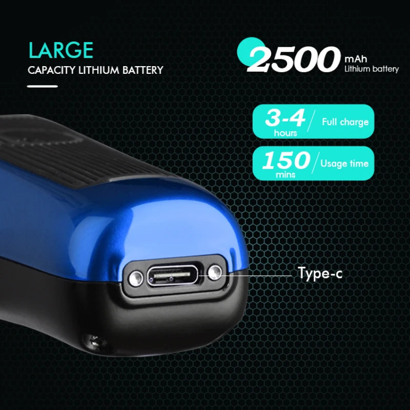 Professional Hair Trimmer 10000RPM Vector Motor Clipper