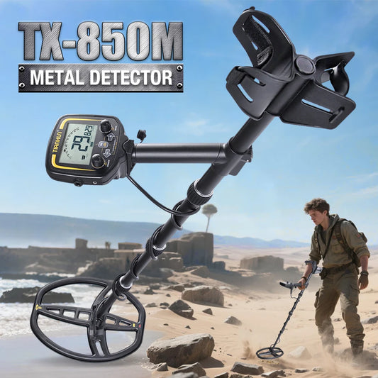 Lightweight Metal Detector with Adjustable Stem