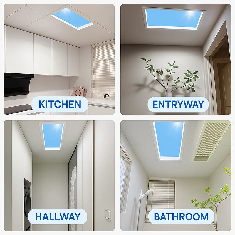 1225mm Smart Ceiling Lamp for Large Rooms with Remote
