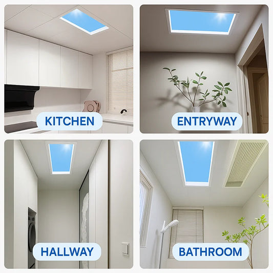 1225mm Smart Ceiling Lamp for Large Rooms with Remote