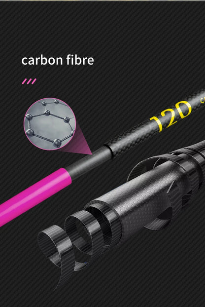 2pcs Yellow 120cm Lightweight Trekking Poles