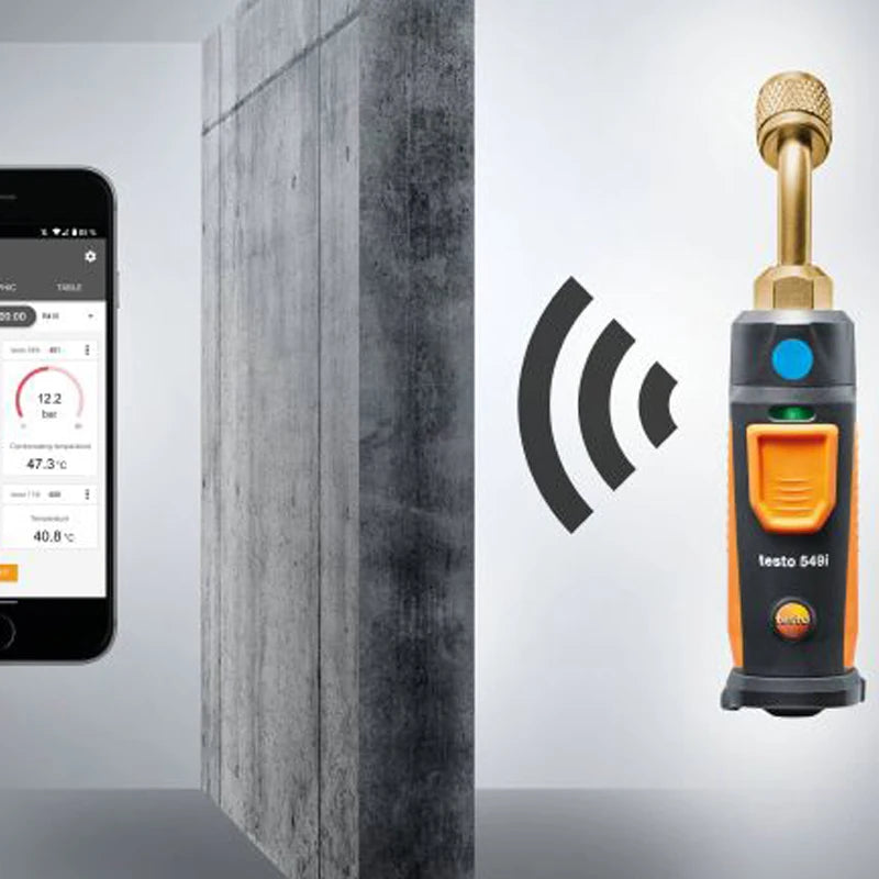 Smart Bluetooth Refrigeration Pressure Gauge Wireless Probe