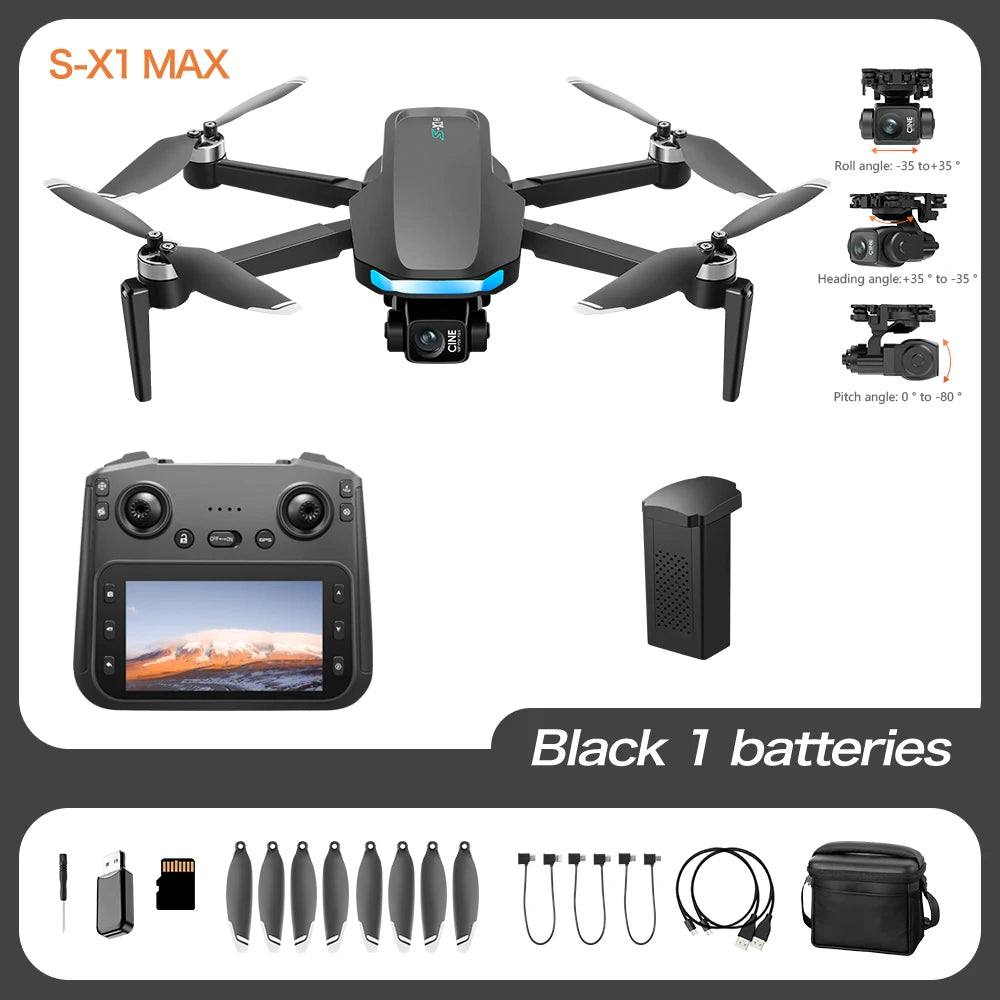 3-Axis Anti-Shake Drone with 4K HD Camera