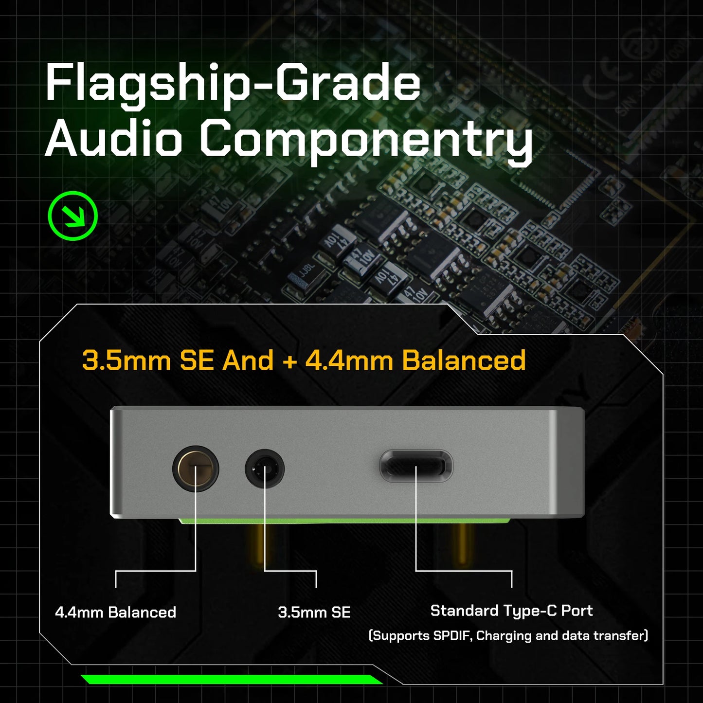 Android Lossless Audio Player with USB DAC White