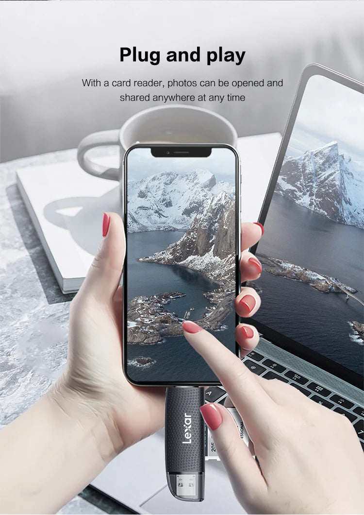 128GB MicroSD Card 280MB/s V60 U3 A1 with Reader