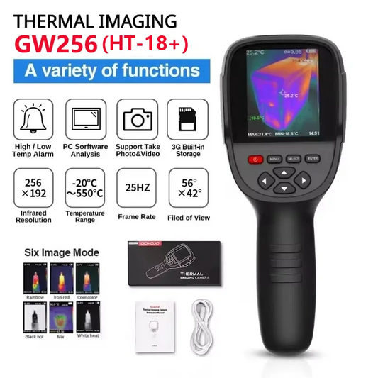 Handheld Thermal Camera 256×192 for Electrical Inspections