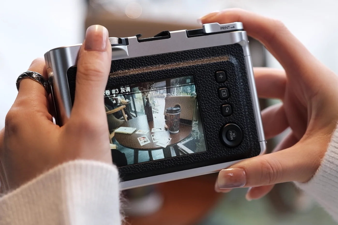 Brown Instant Camera Bundle with 20 Photo Films