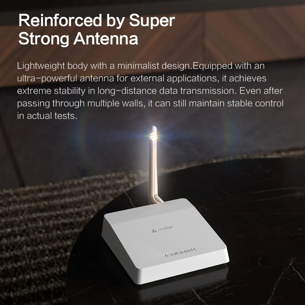 Smart Zigbee Hub Gateway with Antenna for Tuya Devices