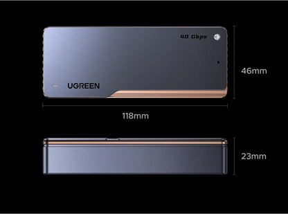40Gbps NVMe SSD Enclosure with USB4 and Thunderbolt