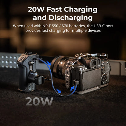 Rotating Side Handle with Trigger for Sony Mirrorless Cameras