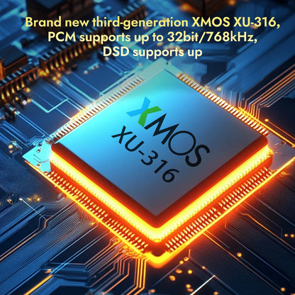 Portable USB DAC Headphone Amplifier MQA Hi-Res Dual USB