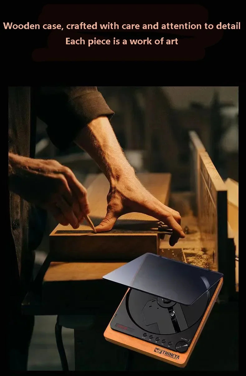 Vintage Style CD Player with USB & Bluetooth 5.1