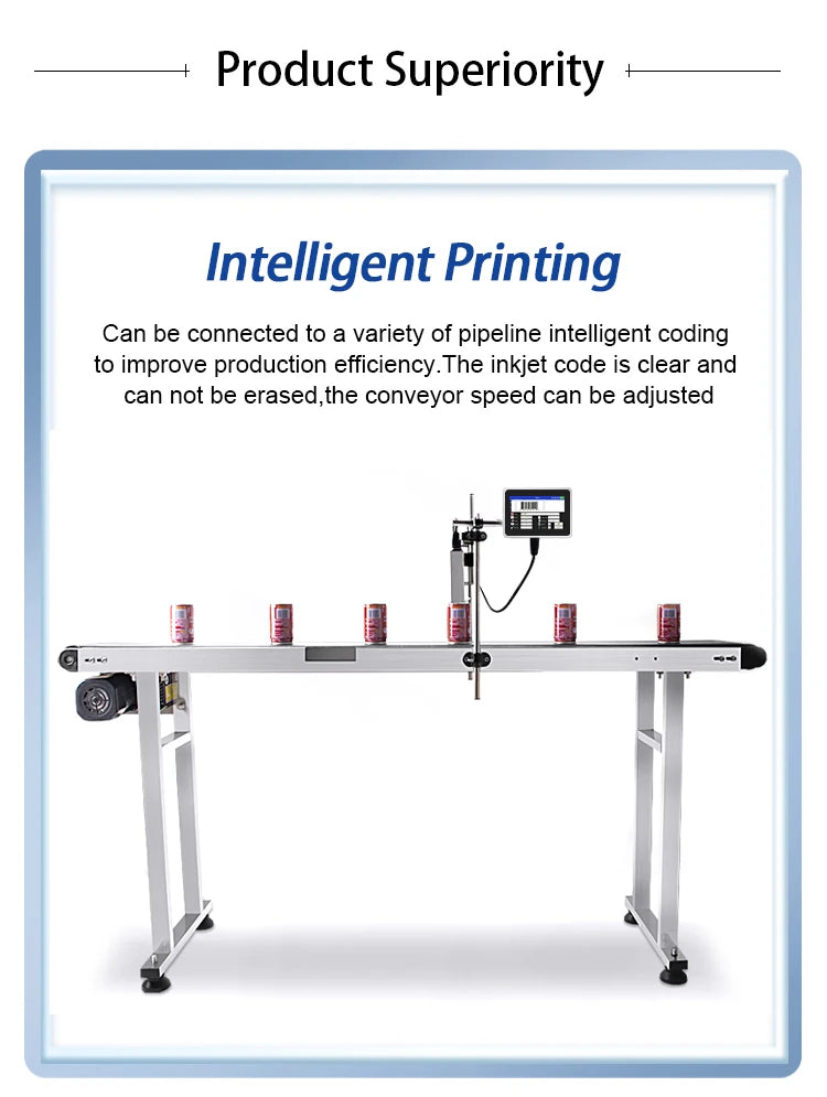 12.7mm Industrial Inkjet Printer with 4.3 Inch Screen and Ink