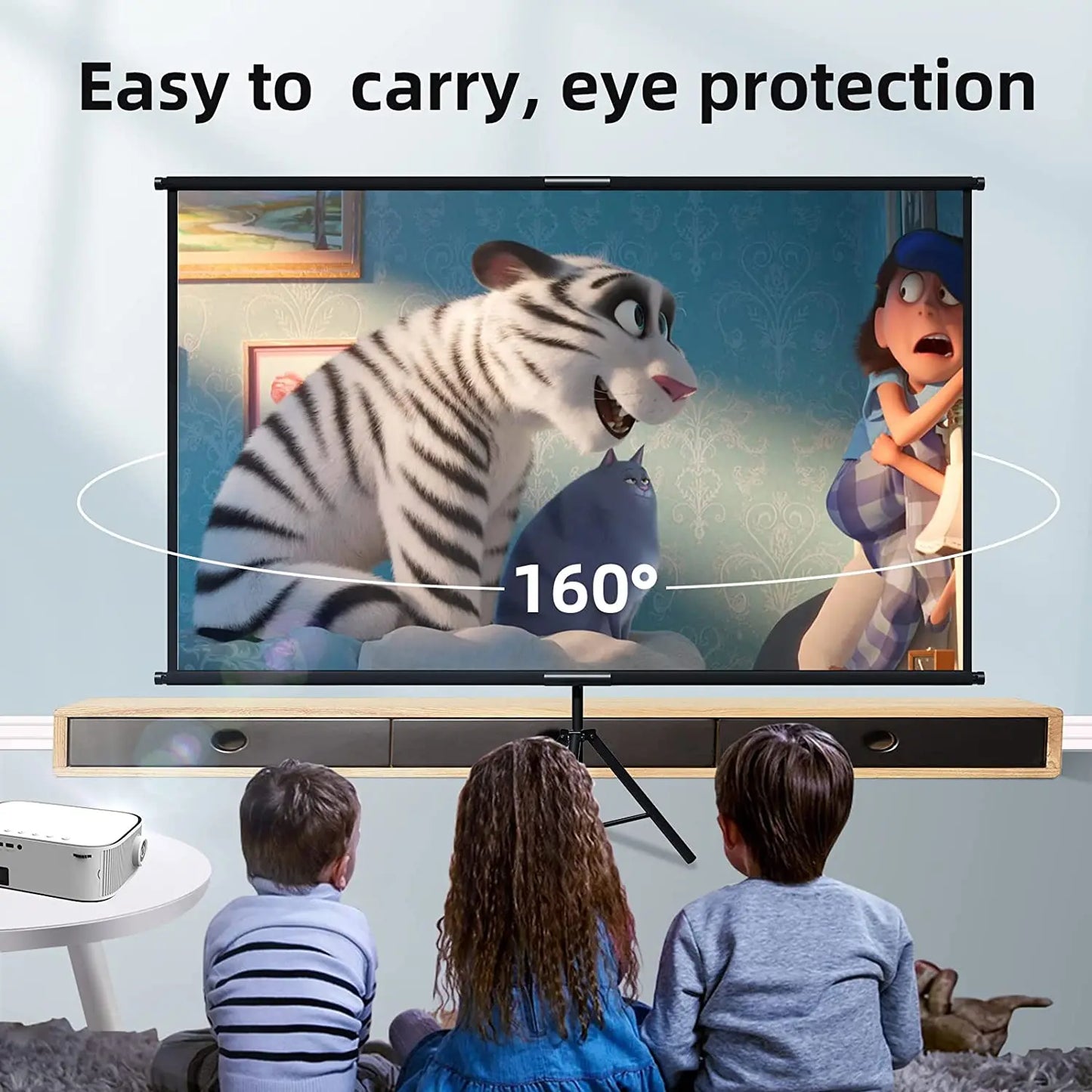 100 Inch Foldable Outdoor Cinema Screen