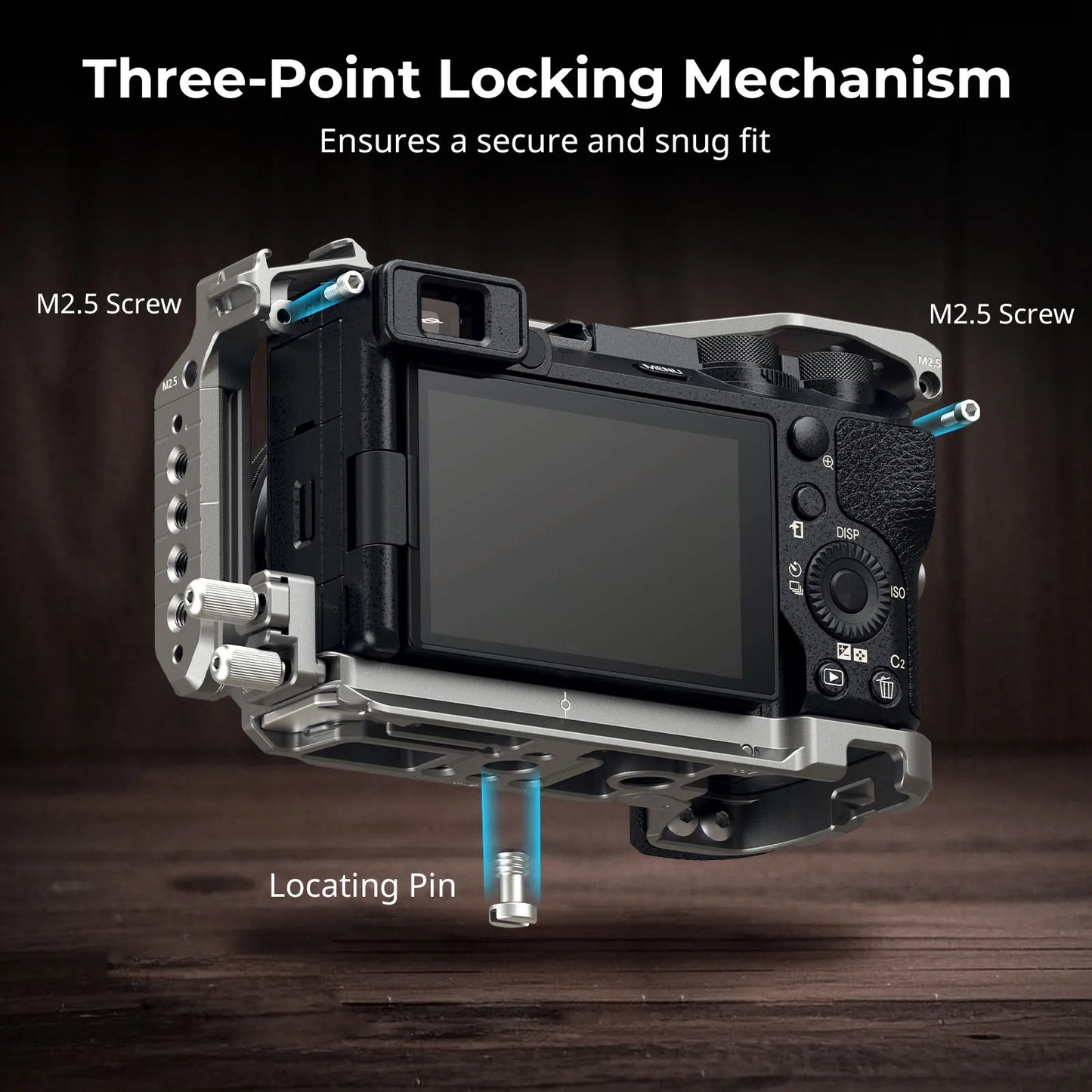 Camera Cage with Grip and Arca Plate for Sony A6700