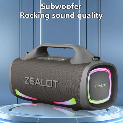 100W Portable Bluetooth Speaker with 24,000mAh Battery
