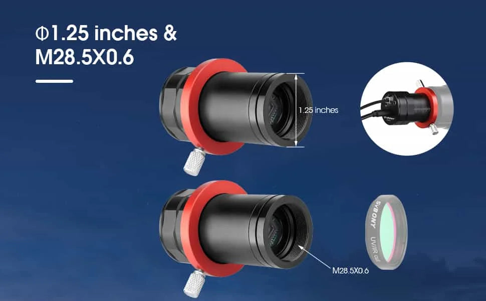 Compact Telescope Guiding Camera 165mm Scope Kit for Imaging