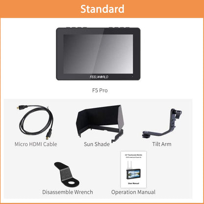 6 Inch 4K Touchscreen Camera Field Monitor