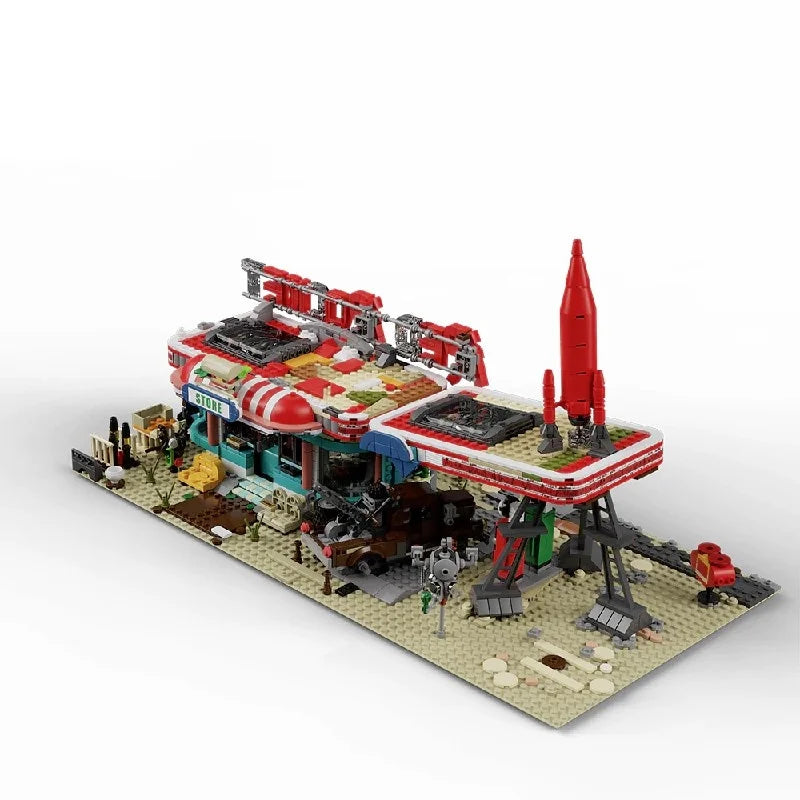 Doomsday House Modular Architecture Construction Set 2221 Pieces