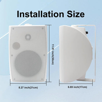 Outdoor 6.5 Inch 400W Passive Speakers White