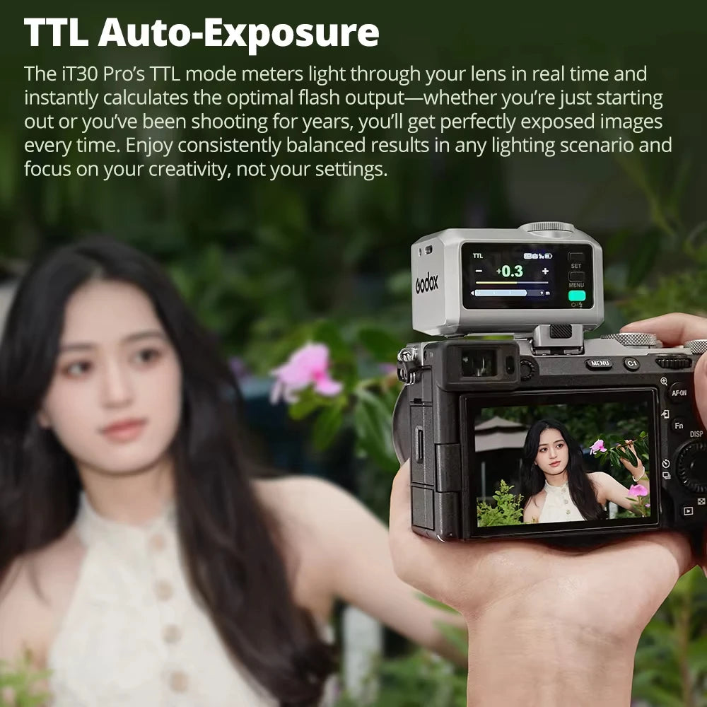 Compact iT30 Pro Flash for Nikon Shooters
