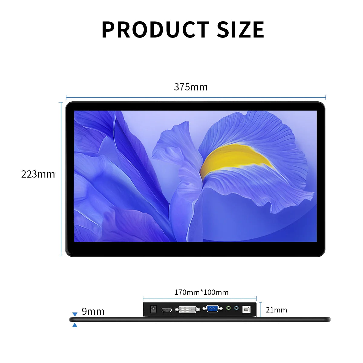 15.6 Inch Full HD Touchscreen IPS Portable Monitor