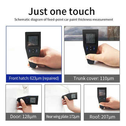 Portable Digital Paint Gauge for Car Surface Measurement