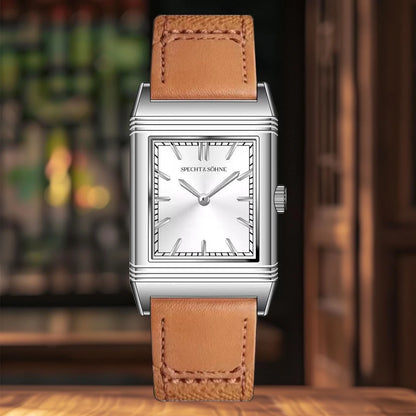 V3 White Men’s Watch Slim Quartz Stainless Steel
