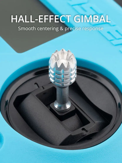 Compact 2.4GHz ELRS RC Remote with Hall Gimbals Green