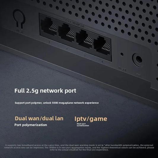 Xiaomi BE6500 WiFi 7 Router with 2.5G Port and Smart Security