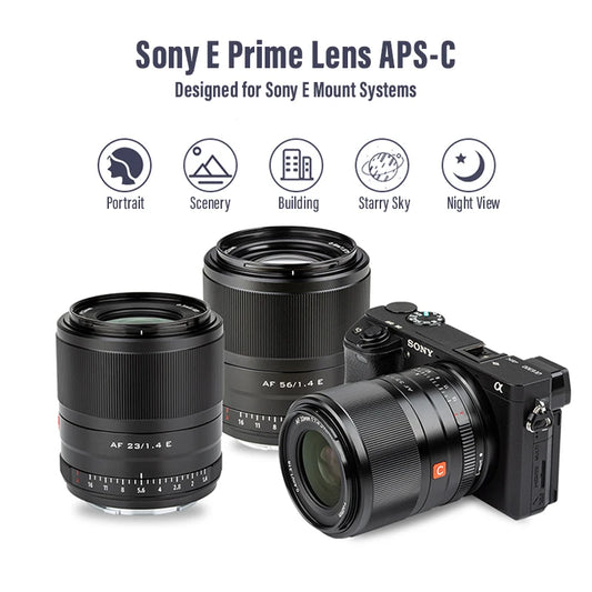 23mm F1.4 Auto Focus Prime Lens for Sony E-Mount