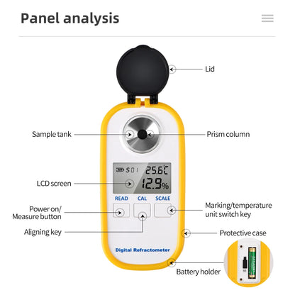 Portable Beer Alcohol Meter for Home and Professional Use