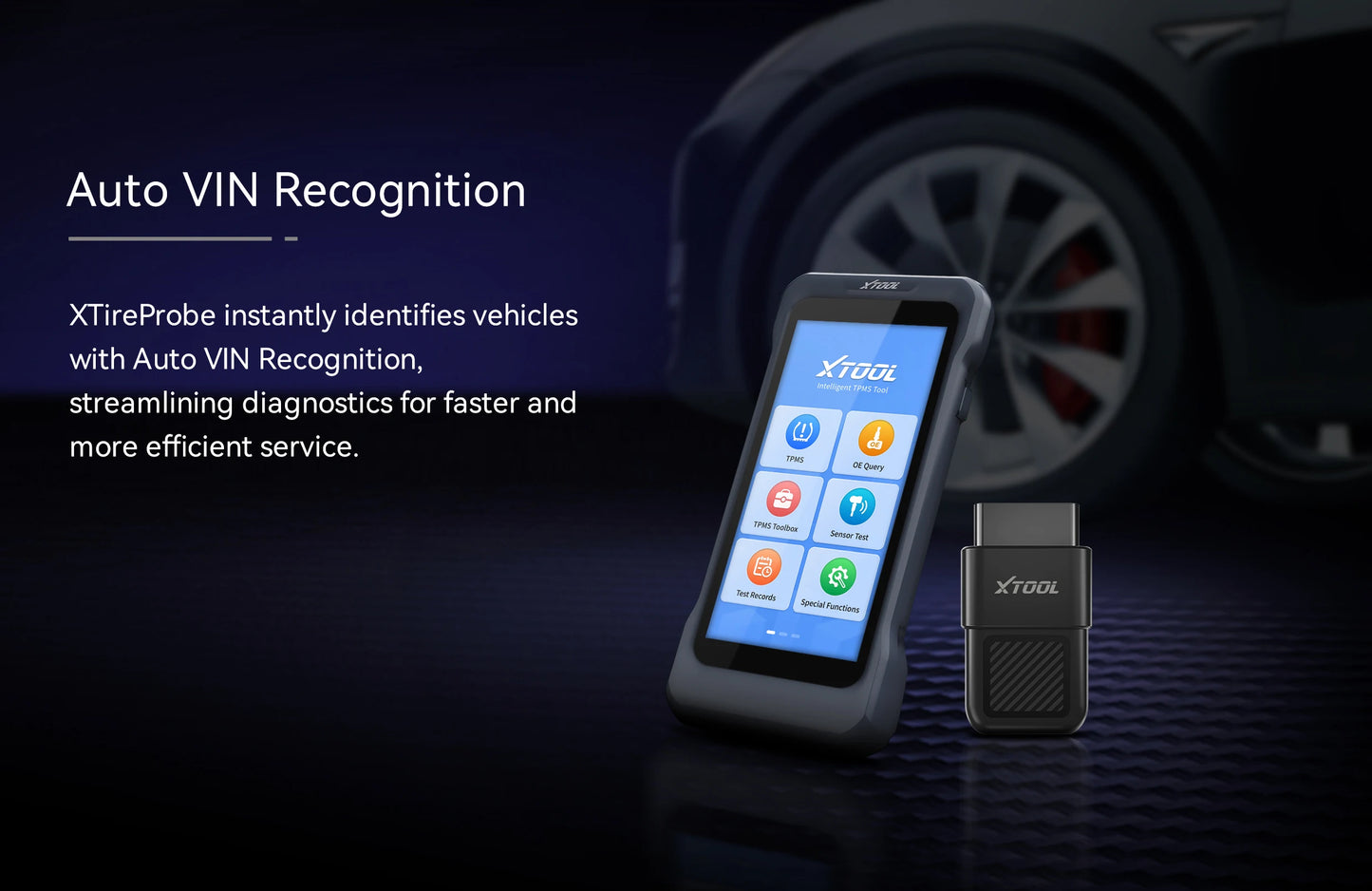 TPMS Diagnostic Scanner with 4 TS100PRO R Tools