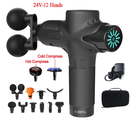 High Frequency Muscle Massage Gun with Hot and Cold Therapy
