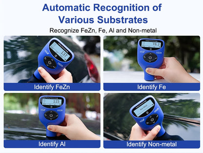 Digital Paint Thickness Gauge 5000um Auto Coating Meter
