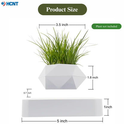 Floating Air Bonsai Planter with Magnetic Levitation