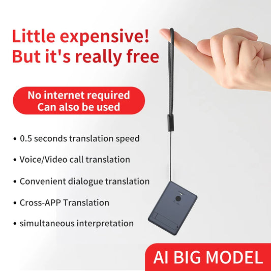 Portable Two-Way Real Time Translator Device 140+ Languages