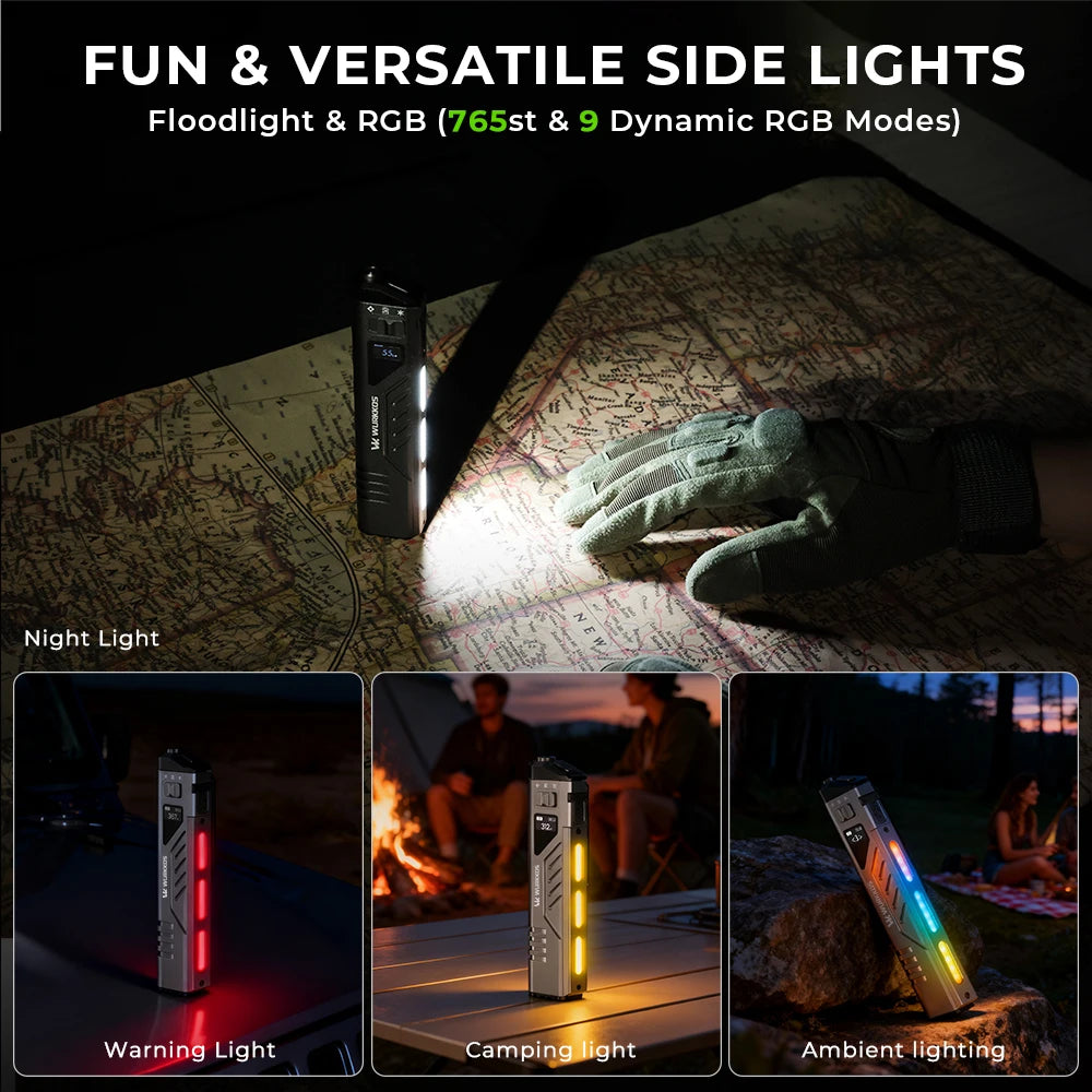 Compact Rechargeable 3000 LM LED Tactical Light for Outdoors