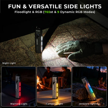 Compact Rechargeable 3000 LM LED Tactical Light for Outdoors