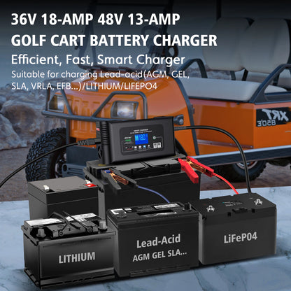 Lithium Lead-Acid Golf Cart Charger AU Plug