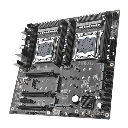 Dual LGA2011-3 X99 Motherboard 10 SATA 8 M.2 NVMe